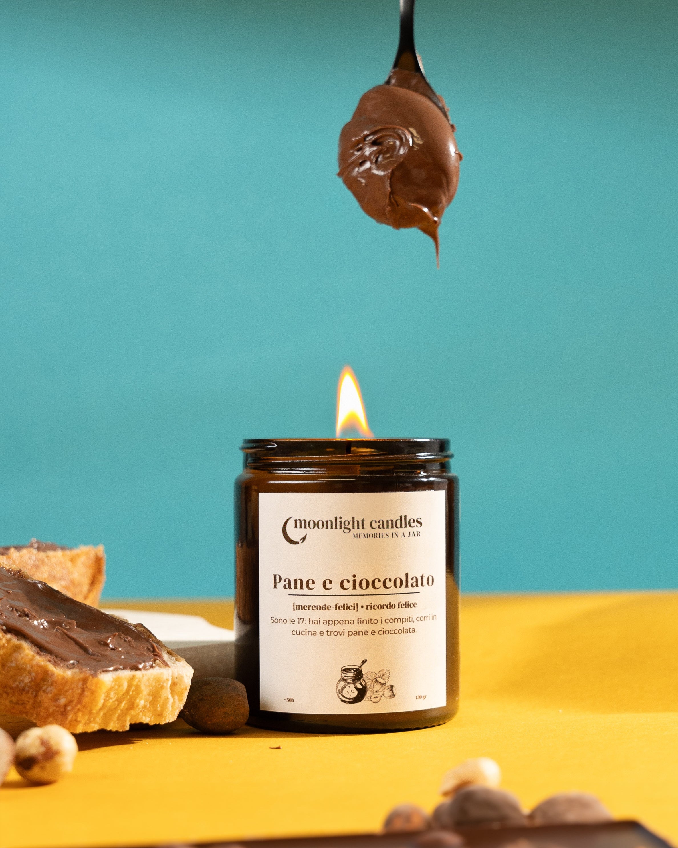 Bread and Chocolate Candle