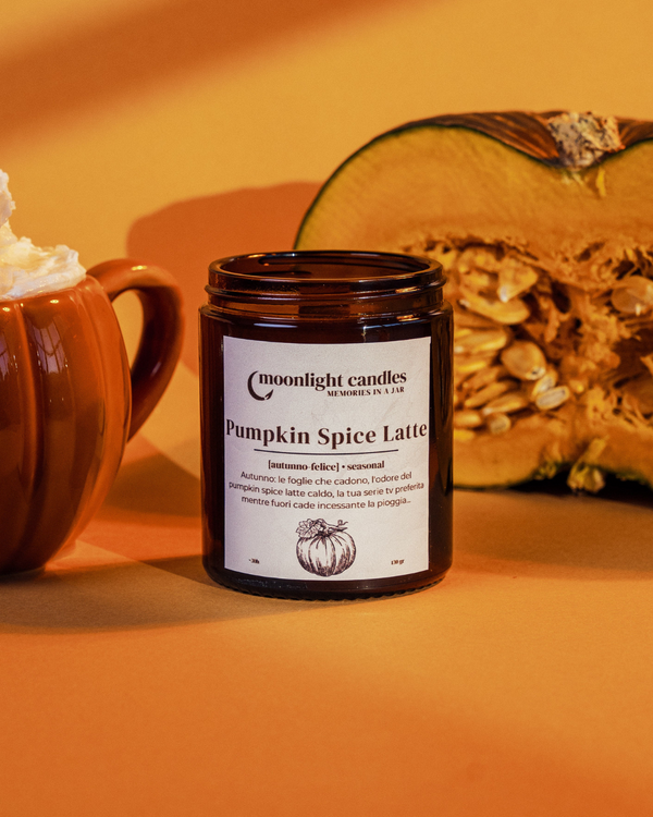 Pumpkin Spice Latte Moonlight Candles